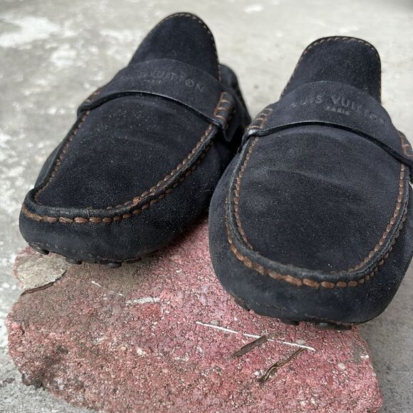 Louis Vuitton suede moccasin, driving shoes - Picture 4 of 9